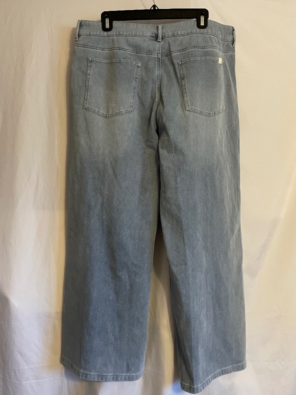 NWT Halara Flex Asymmetrical Low Rise Wide Leg Jeans Size XLP (Size 16) - Picture 2 of 12
